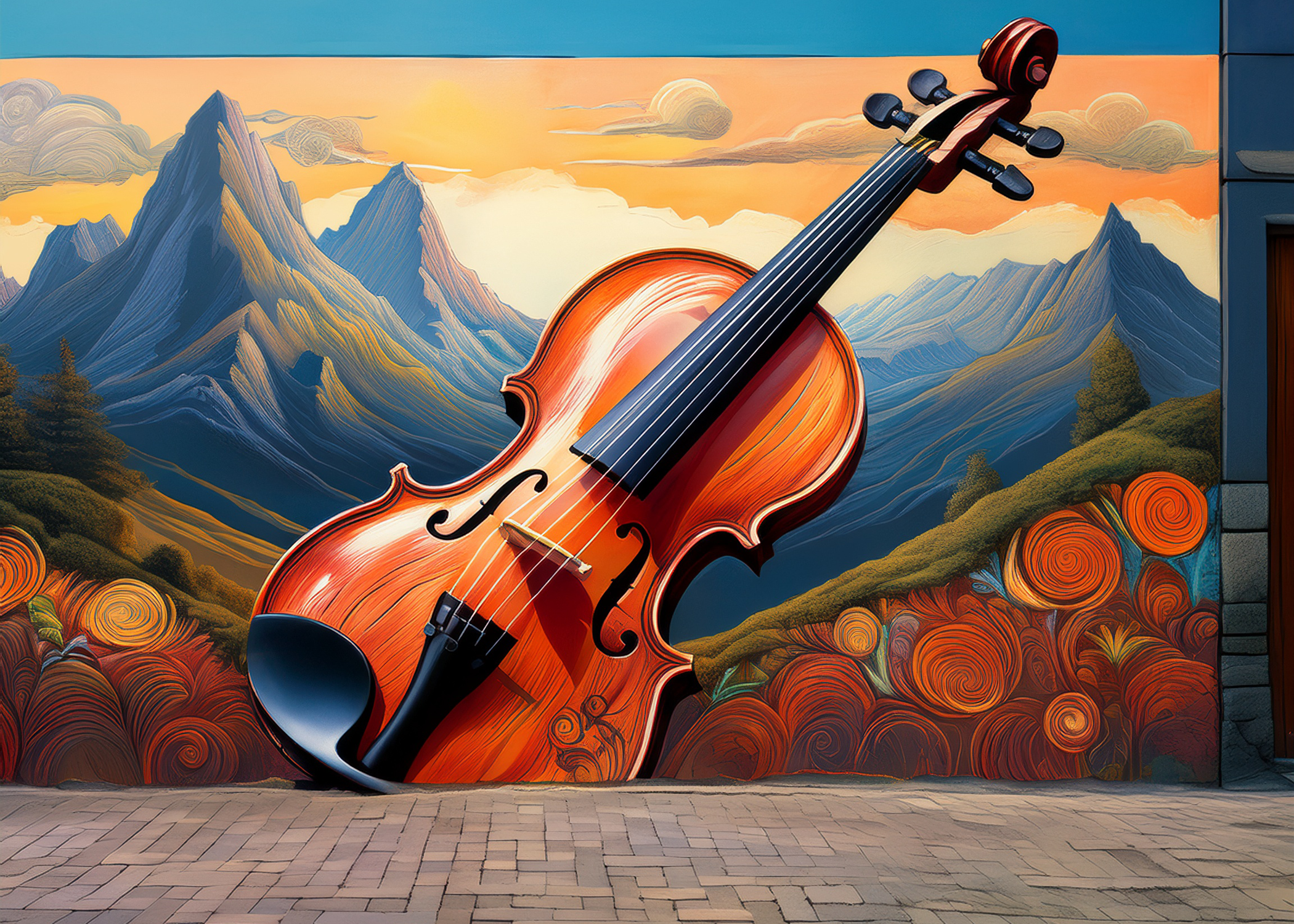 Violin Mountain Mural